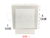 Arandela LED 5w 3000k Branco Quente IP65 Bivolt Branca - INFOLED