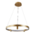 Pendente LED Lilla 60cm 3x3W + 39W 3000K Branco Quente Bivolt Dourado Fosco Nordecor