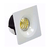 Mini Spot LED Embutir Quadrado 3w 6000K Branco Frio Bivolt Branco