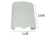 Arandela LED 1 lente 6w 3200k Branco Quente IP65 Bivolt Branca - INFOLED
