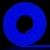 Neon Flex LED Azul Royal 12v Corte 2,5cm 12w/m Metro - loja online
