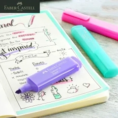 Imagem do Marca Texto Faber-Castell Textliner Pastel Estojo com 6 Cores