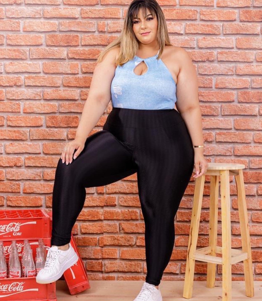 Calça Legging Zero Transparencia PLUS SIZE