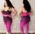 CONJUNTO DE LEGGING PLUS SIZE DEGRADÊ ORIGINAL ROSA PINK