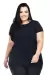 CAMISETA PLUS SIZE VESTLEG POLIAMIDA PRETA