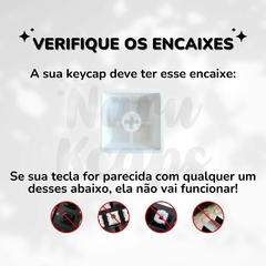 Kit 4 Keycaps Agentes Valorant - TECLADO MECÂNICO - loja online