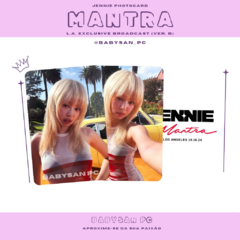 JENNIE Photocard Fanmade MANTRA - comprar online