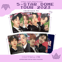 STRAY KIDS Photocard Fanmade 5-star Dome tour 2023