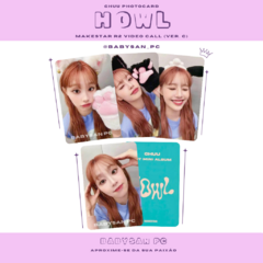 CHUU Photocard Fanmade HOWL ver. 2 na internet