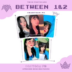 TWICE Photocard Fanmade BETWEEM 1&2 ver. 2