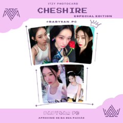 ITZY Photocard Fanmade CHESHIRE ver. SPECIAL EDITION na internet