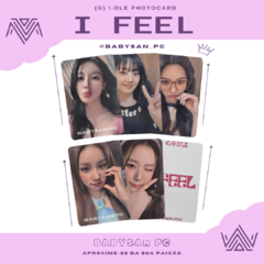 (G) I-DLE Photocard Fanmade I FEEL - loja online