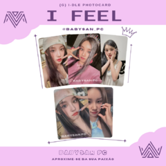 (G) I-DLE Photocard Fanmade I FEEL na internet