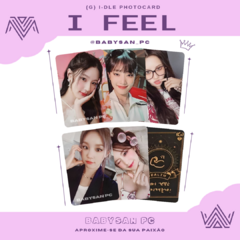 (G) I-DLE Photocard Fanmade I FEEL ver. 2