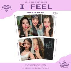 Imagem do (G) I-DLE Photocard Fanmade I FEEL ver. 2