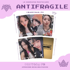 LE SSERAFIM Photocard Fanmade ANTIFRAGILE ver. 2 - loja online