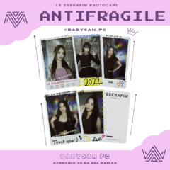 LE SSERAFIM Photocard Fanmade ANTIFRAGILE POLAROID - BABYSAN PC