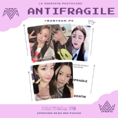 LE SSERAFIM Photocard Fanmade ANTIFRAGILE ver. 3