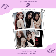 Imagem do (G) I-DLE Photocard Fanmade 2 ver. Makestar + Qr Card