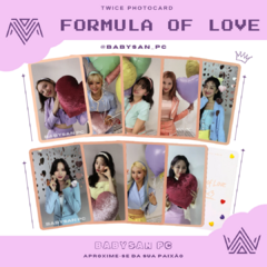 TWICE Photocard Fanmade FORMULA OF LOVE ver. PRE ORDER + ID na internet