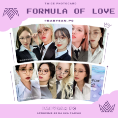 TWICE Photocard Fanmade FORMULA OF LOVE ver. 2 - comprar online