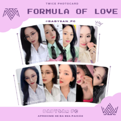 Imagem do TWICE Photocard Fanmade FORMULA OF LOVE ver. 2