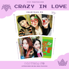 Imagem do ITZY Photocard Fanmade CRAZY IN LOVE ver. VIDEO CALL EVENT