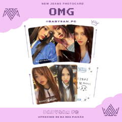 NEWJEANS Photocard Fanmade OMG - loja online