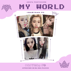 Imagem do AESPA Photocard Fanmade MY WORLD