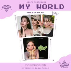 AESPA Photocard Fanmade MY WORLD ver. 2 - loja online