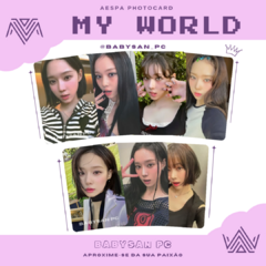 AESPA Photocard Fanmade MY WORLD ver. 2 - BABYSAN PC