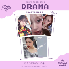 AESPA Photocard Fanmade DRAMA ver. 4 na internet