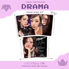 AESPA Photocard Fanmade DRAMA - comprar online