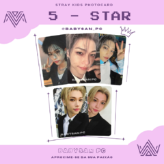 STRAY KIDS Photocard Fanmade 5-STAR - loja online