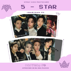 STRAY KIDS Photocard Fanmade 5 - STAR ver. POB - loja online