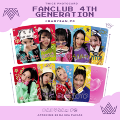 TWICE Photocard Fanmade FANCLUB 4TH GENERATION - comprar online