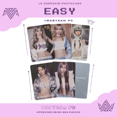 LE SSERAFIM Photocard Fanmade EASY ver. 2 - loja online