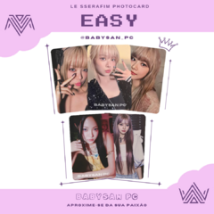 LE SSERAFIM Photocard Fanmade EASY ver. 2 - BABYSAN PC