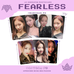 Imagem do LE SSERAFIM Photocard Fanmade FEARLESS