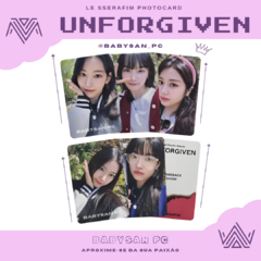 LE SSERAFIM Photocard Fanmade UNFORGIEN ver. 2 - BABYSAN PC