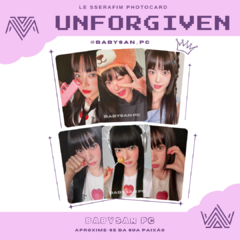 LE SSERAFIM Photocard Fanmade UNFORGIEN ver. 3 - loja online