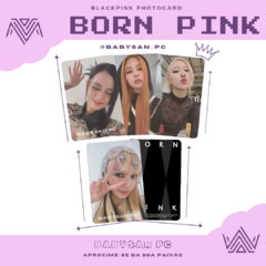 BLACKPINK Photocard Fanmade BORN PINK na internet