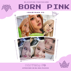 BLACKPINK Photocard Fanmade BORN PINK ver. 2 na internet