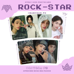 STRAY KIDS Photocard Fanmade ROCK - STAR ver. POB - loja online