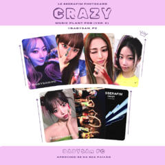 LE SSERAFIM Photocard Fanmade CRAZY ver. 2 na internet