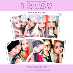 (G) I-DLE Photocard Fanmade I SWAY ver. + UNIT - loja online