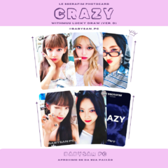 LE SSERAFIM Photocard Fanmade CRAZY ver. 2 - BABYSAN PC