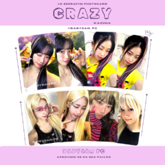 Imagem do LE SSERAFIM Photocard Fanmade CRAZY