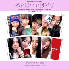 TWICE Photocard Fanmade STRATEGY na internet