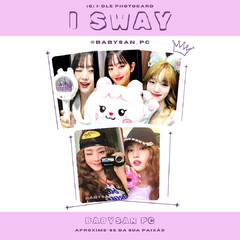 (G) I-DLE Photocard Fanmade I SWAY Ver. LINE FRIENDS + MAKESTAR